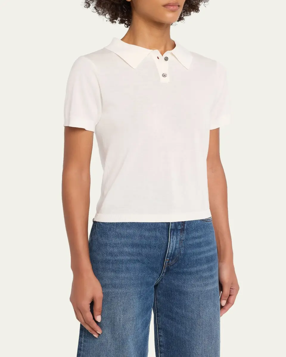 STILL HERE Daughter Knit Polo Top | Thumbnail 4 STILL HERE Daughter Knit Polo Top | Thumbnail 4