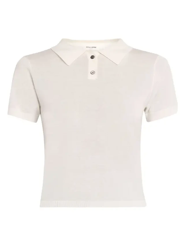 Daughter Knit Polo Top Daughter Knit Polo Top