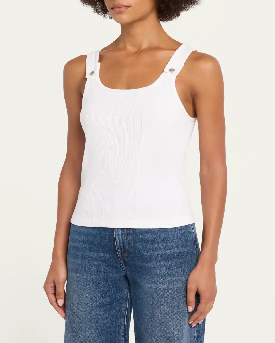 STILL HERE Snap Tank Top | Thumbnail 4 STILL HERE Snap Tank Top | Thumbnail 4