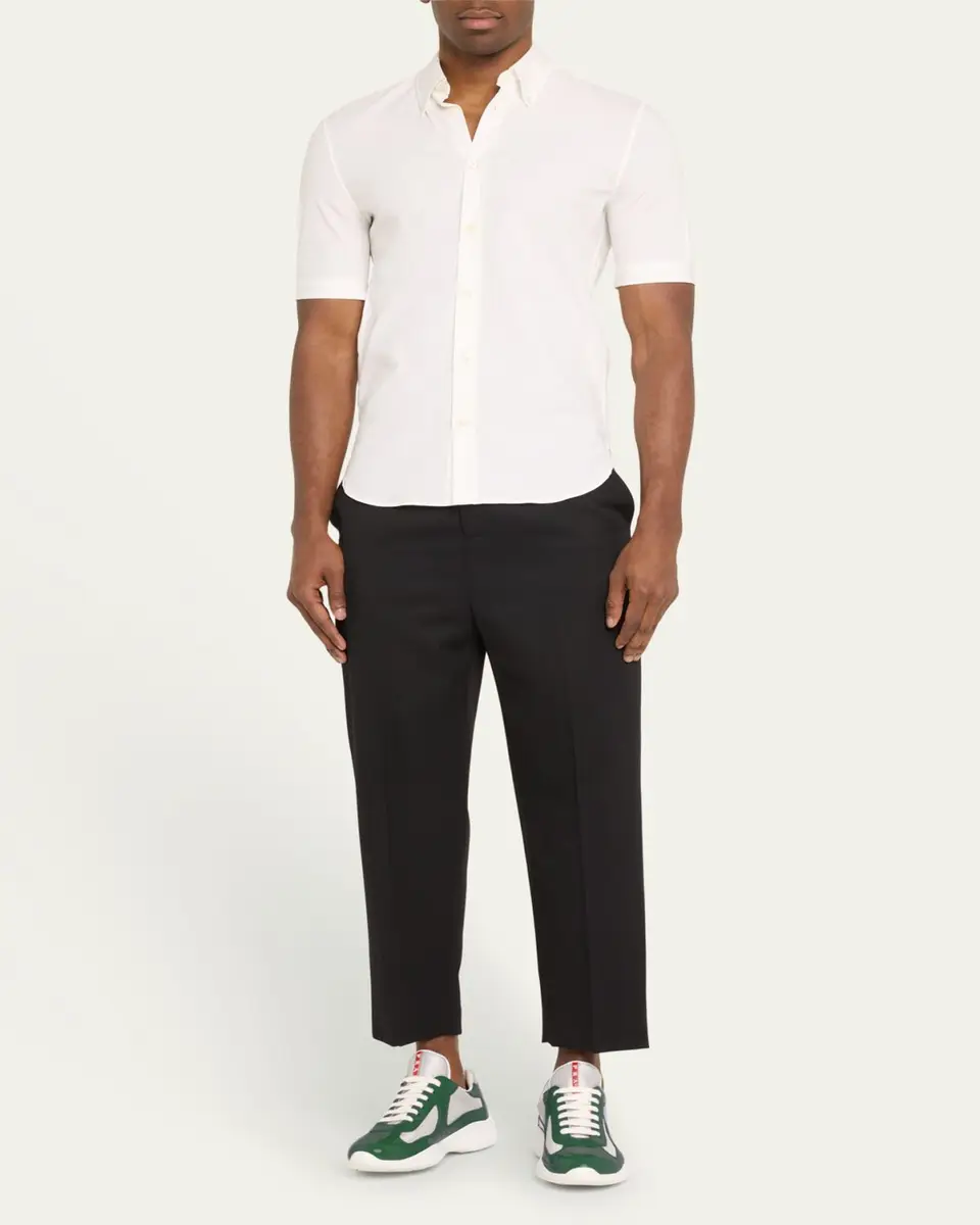 Prada Men's America's Cup Patent Leather Sneakers | Thumbnail 7 Prada Men's America's Cup Patent Leather Sneakers | Thumbnail 7