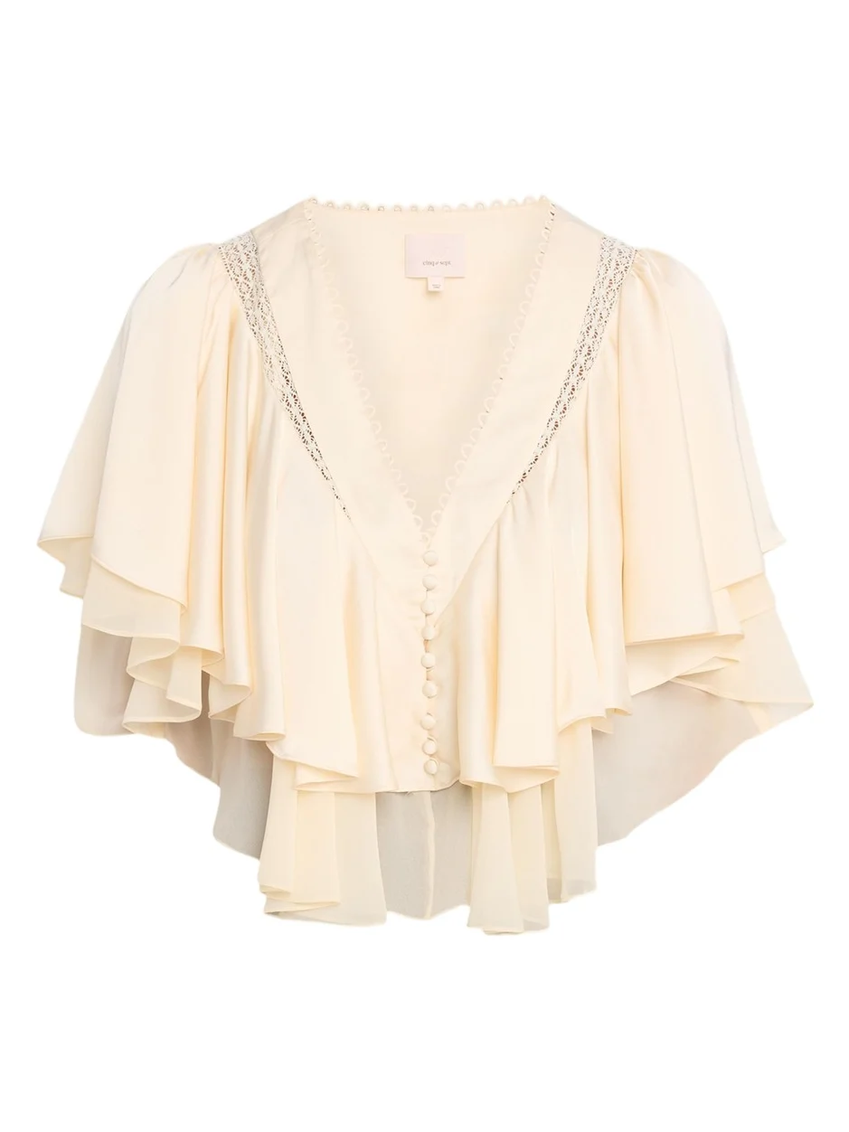 Mary Tiered Crop Top Mary Tiered Crop Top