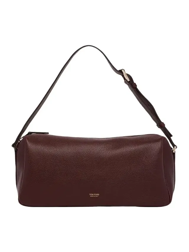 Grained Leather Shoulder Bag Grained Leather Shoulder Bag