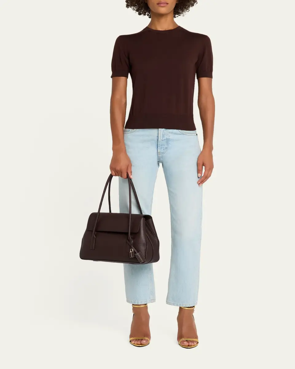 Tom Ford Eclipse Medium Leather Shoulder Bag | Thumbnail 10