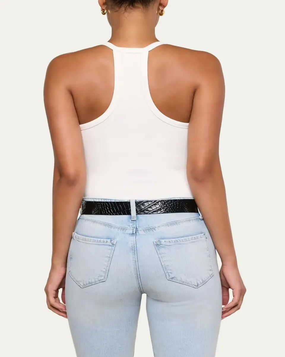 L'Agence Wrenna Knit Racerback Bodysuit | Thumbnail 3 L'Agence Wrenna Knit Racerback Bodysuit | Thumbnail 3