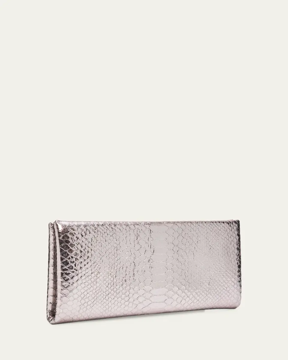 Tom Ford Ava Snake-Embossed Printed Leather Clutch | Thumbnail 2 Tom Ford Ava Snake-Embossed Printed Leather Clutch | Thumbnail 2