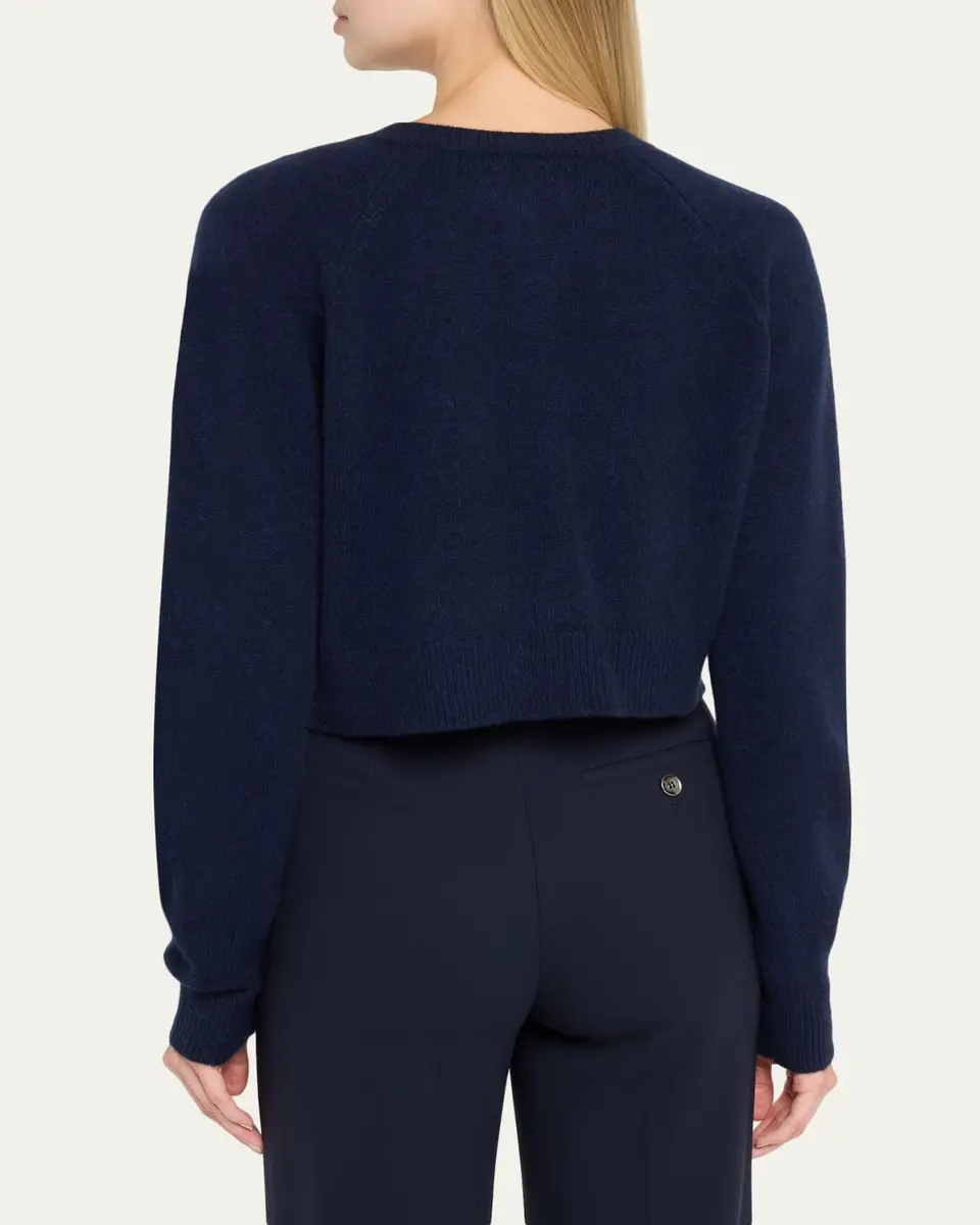 Loulou de Saison Heike Cashmere Crop Cardigan | Thumbnail 3 Loulou de Saison Heike Cashmere Crop Cardigan | Thumbnail 3