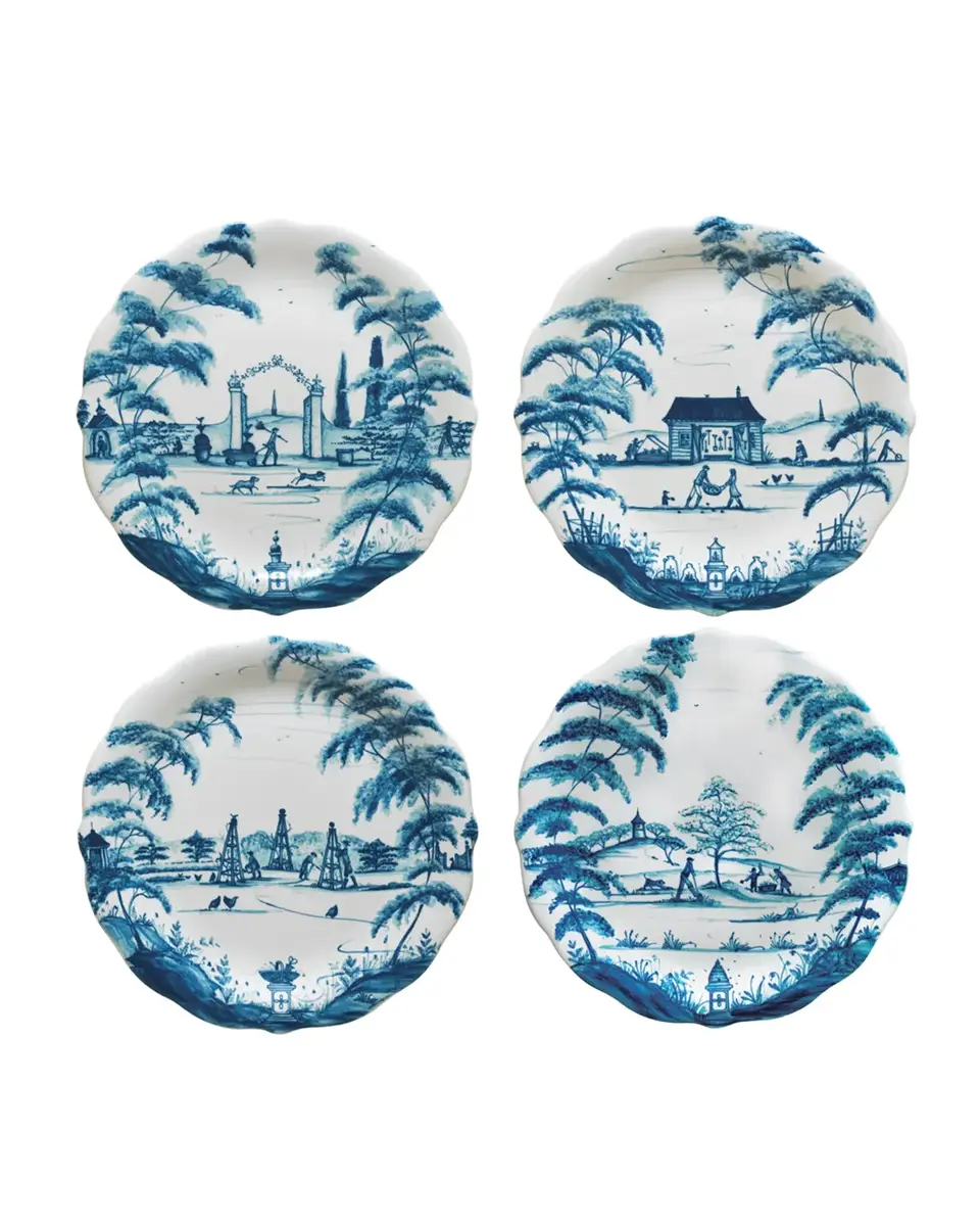 Juliska Country Estate Delft Blue Party Plate