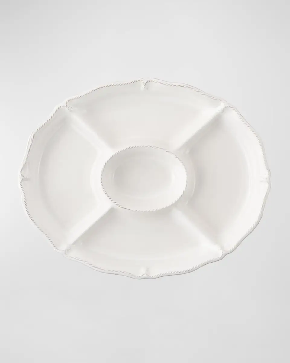 Juliska Berry & Thread Whitewash Crudite Platter | Thumbnail 2 Juliska Berry & Thread Whitewash Crudite Platter | Thumbnail 2