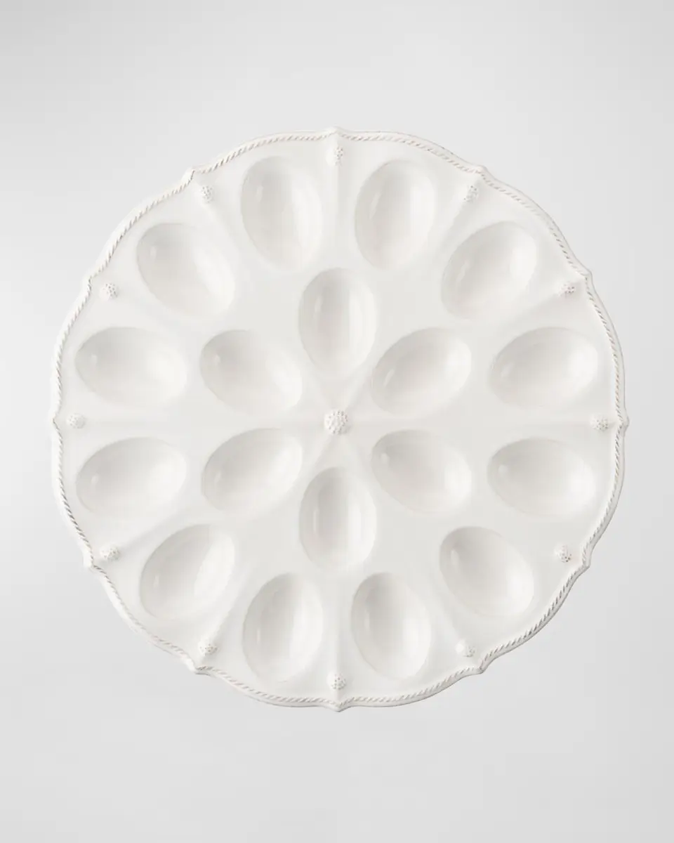 Juliska Berry & Thread Whitewash Deviled Egg Platter | Thumbnail 2 Juliska Berry & Thread Whitewash Deviled Egg Platter | Thumbnail 2
