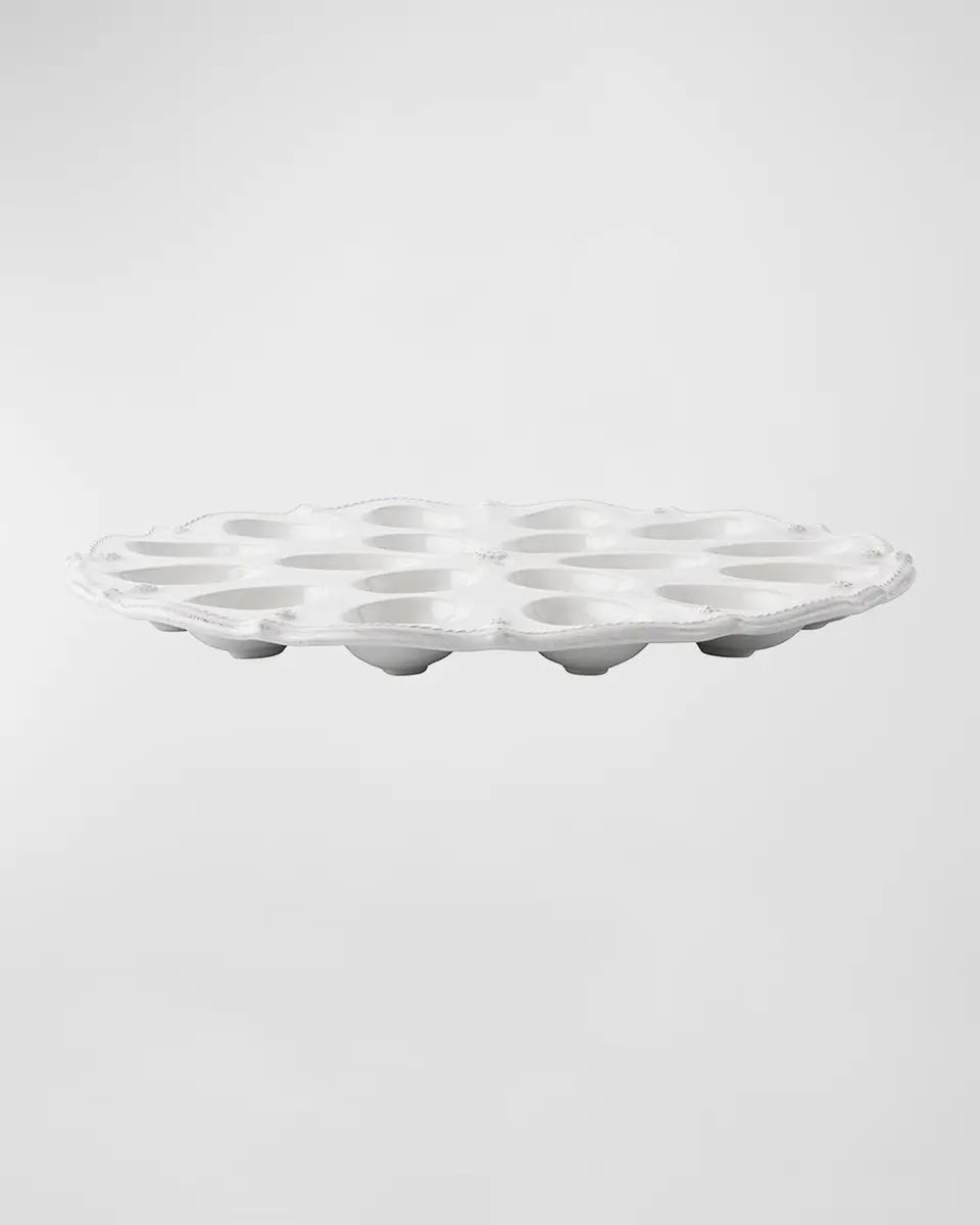 Juliska Berry & Thread Whitewash Deviled Egg Platter | Thumbnail 3 Juliska Berry & Thread Whitewash Deviled Egg Platter | Thumbnail 3