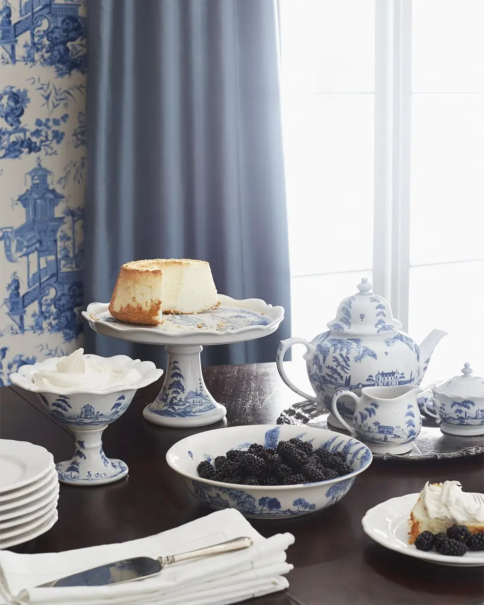 Juliska Country Estate Delft Blue Cake Stand | Thumbnail 2 Juliska Country Estate Delft Blue Cake Stand | Thumbnail 2