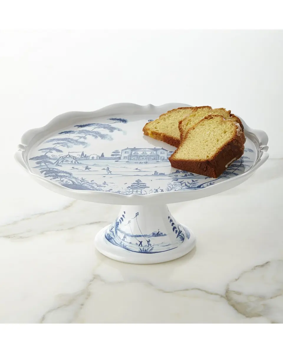 Juliska Country Estate Delft Blue Cake Stand | Thumbnail 3 Juliska Country Estate Delft Blue Cake Stand | Thumbnail 3