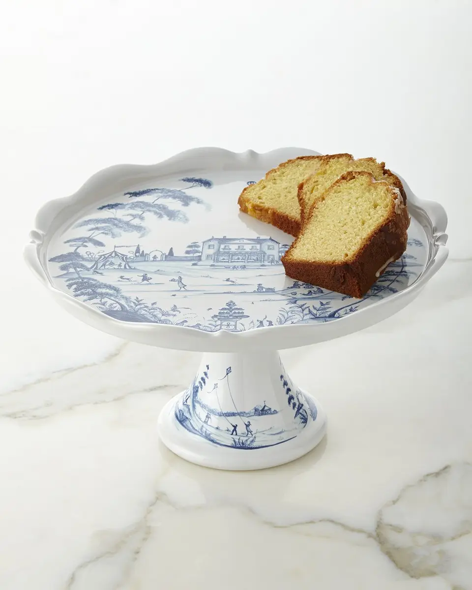 Juliska Country Estate Delft Blue Cake Stand