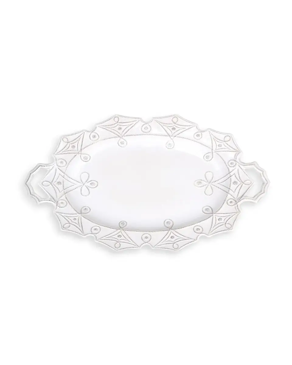 Juliska Jardins du Monde 25" Platter - Whitewash | Thumbnail 2