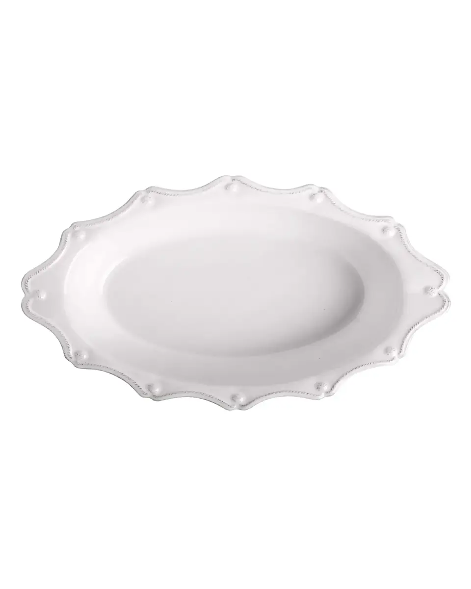 Juliska Berry & Thread 18" Oval Baker - Whitewash | Thumbnail 2 Juliska Berry & Thread 18" Oval Baker - Whitewash | Thumbnail 2