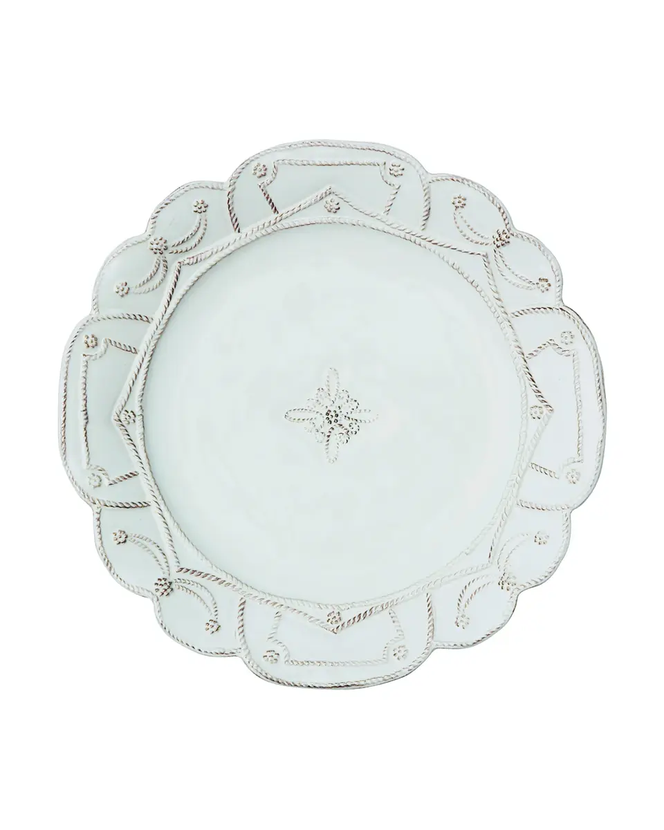 Juliska Jardins du Monde Dinner Plate - Whitewash