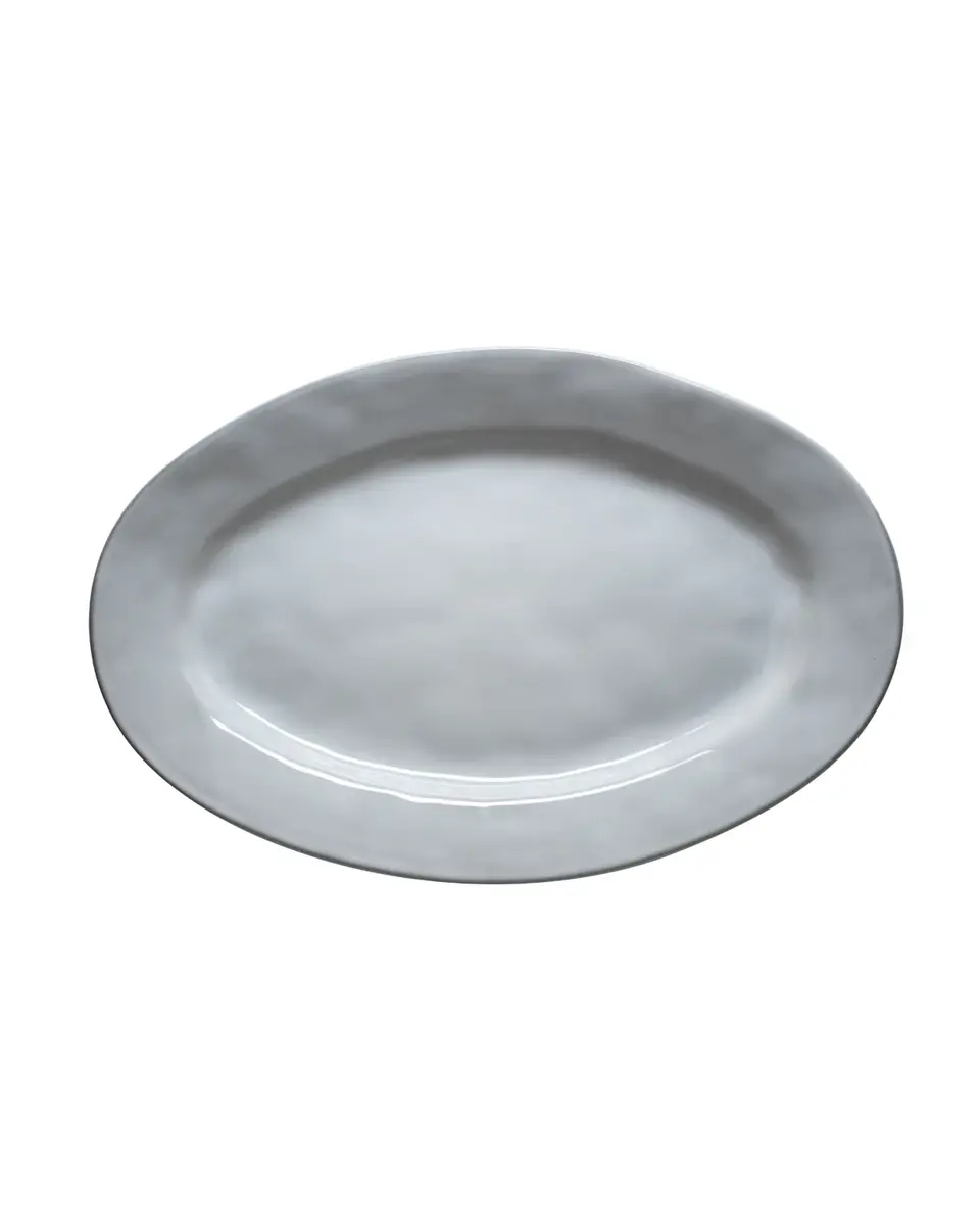 Juliska Quotidien 15" Oval Platter - White Truffle