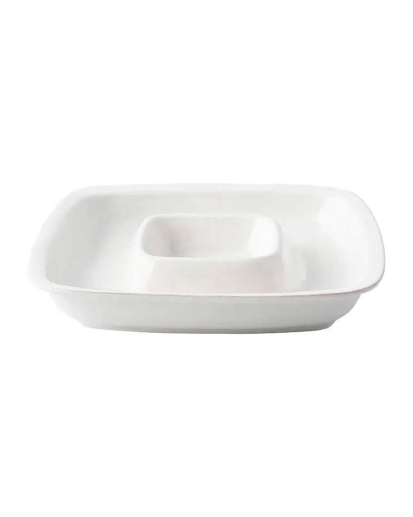 Juliska Puro Chip and Dip - Whitewash
