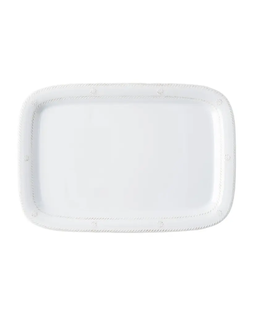 Juliska Berry & Thread Melamine 16" Tray - Whitewash