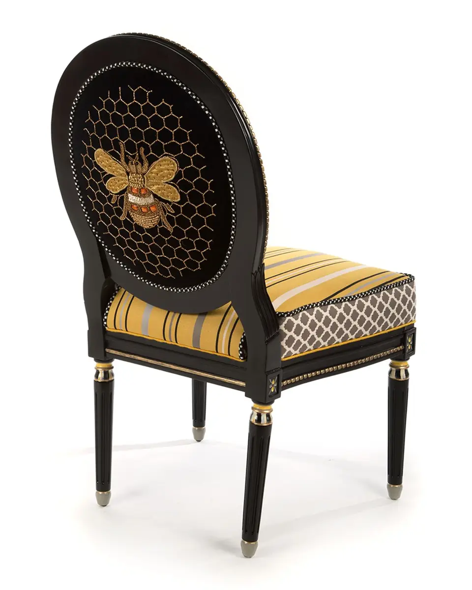 MacKenzie-Childs Queen Bee Side Chair | Thumbnail 2 MacKenzie-Childs Queen Bee Side Chair | Thumbnail 2