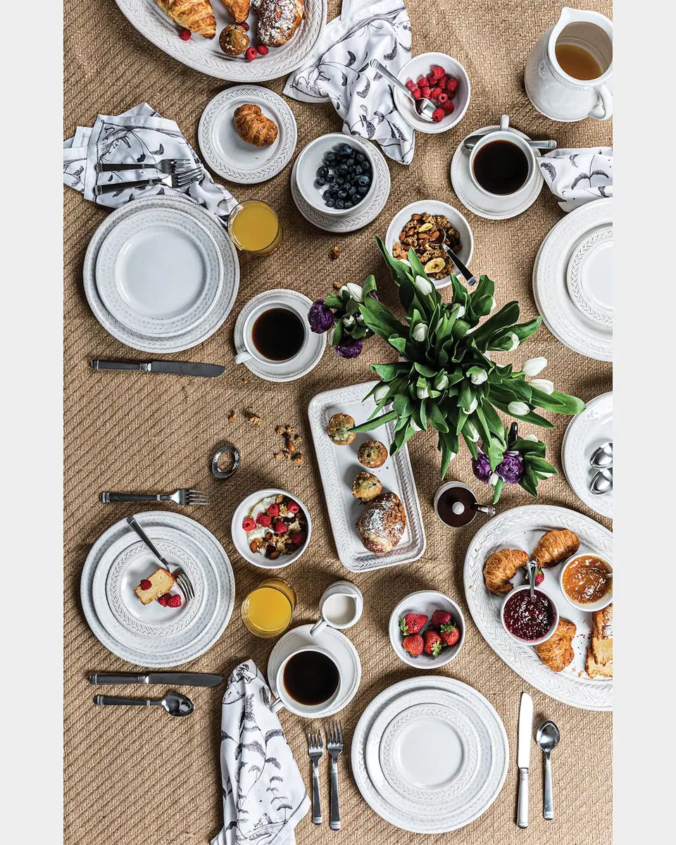 Juliska Le Panier 4pc Place Setting - Whitewash | Thumbnail 5 Juliska Le Panier 4pc Place Setting - Whitewash | Thumbnail 5