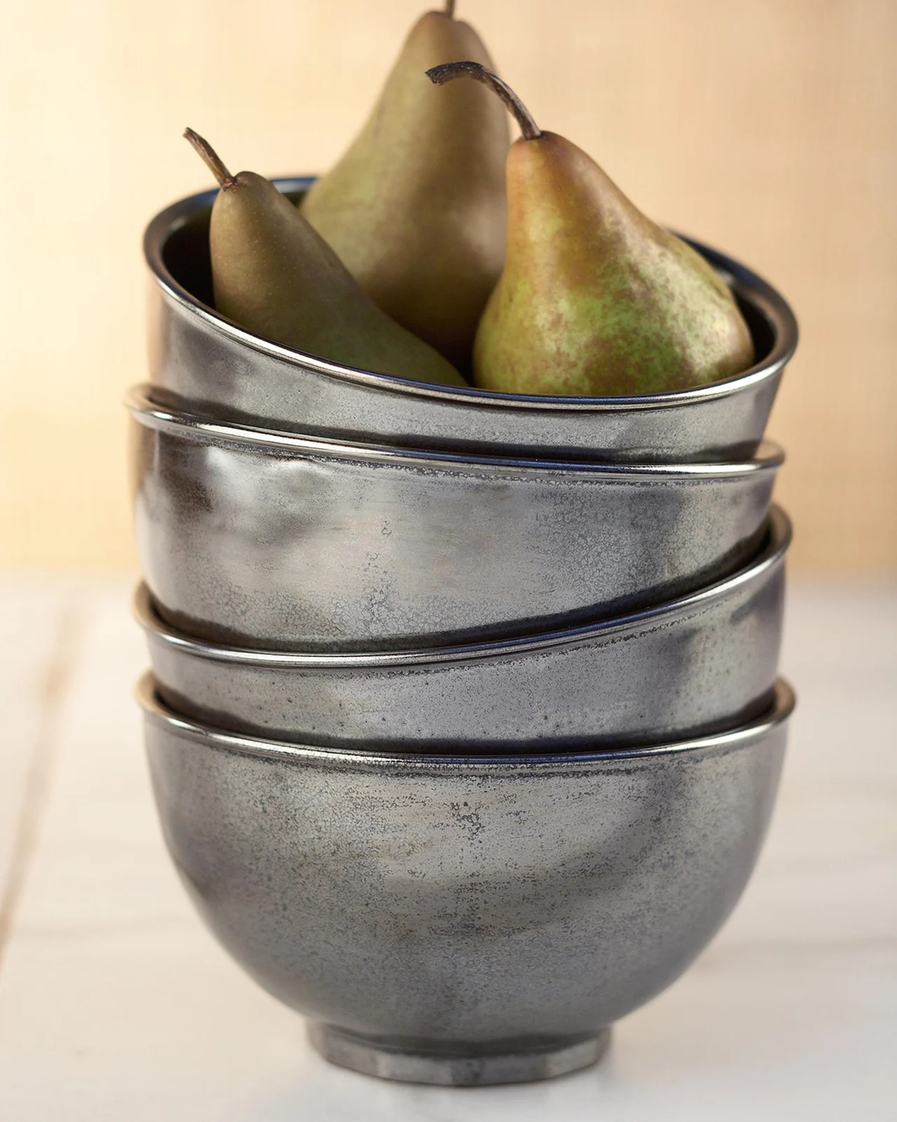 Juliska Pewter Stoneware Cereal/Ice Cream Bowl