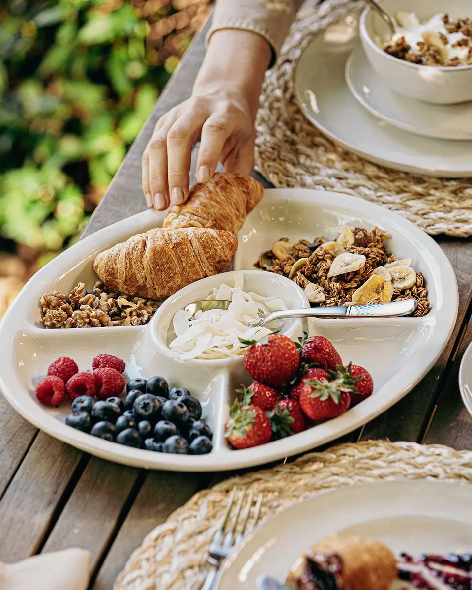 Juliska Puro 15" Crudite Platter - Whitewash | Thumbnail 4