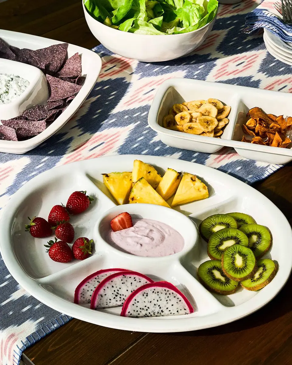 Juliska Puro 15" Crudite Platter - Whitewash | Thumbnail 5