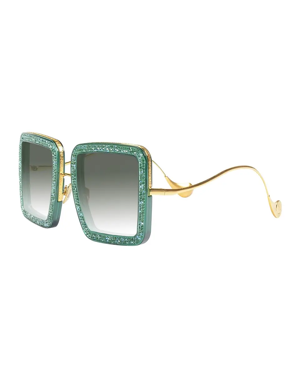 Anna-Karin Karlsson Beaming Sky Swarovski Square Acetate Sunglasses | Thumbnail 3 Anna-Karin Karlsson Beaming Sky Swarovski Square Acetate Sunglasses | Thumbnail 3