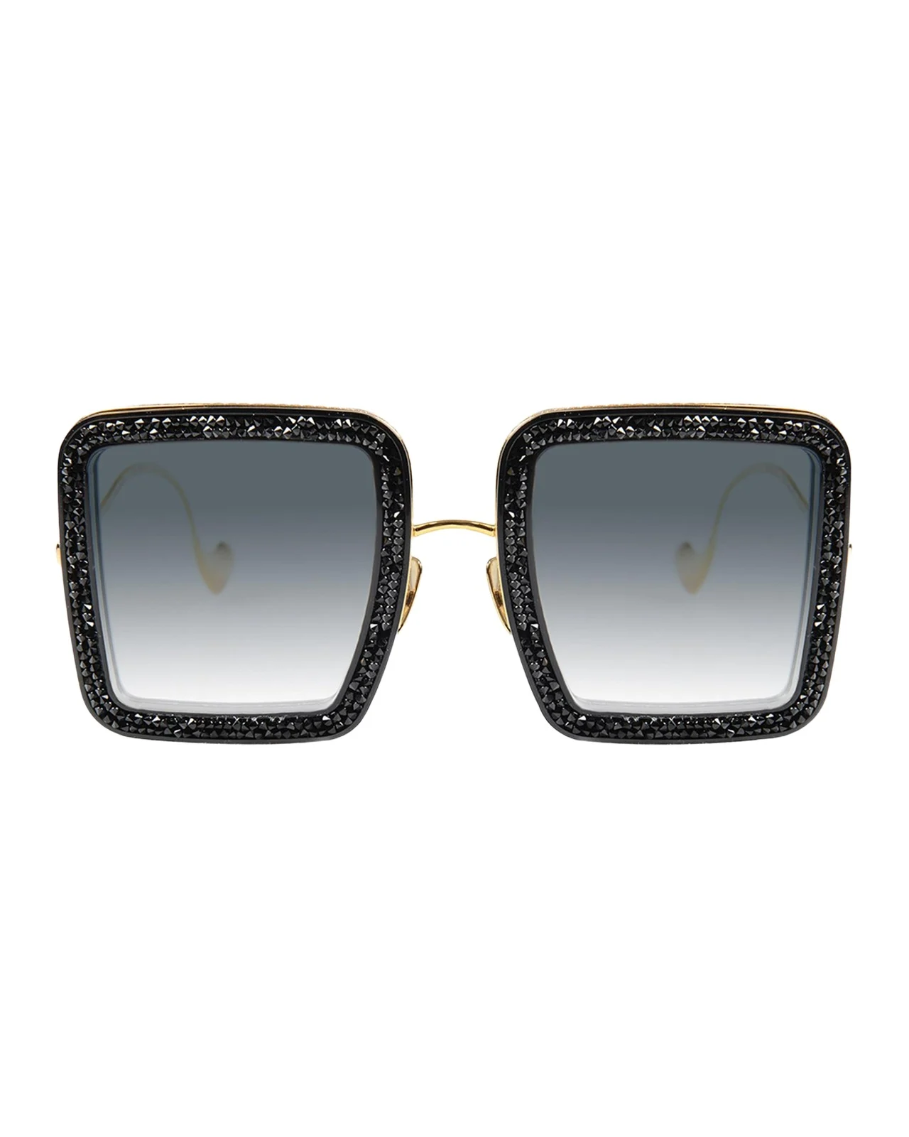 Beaming Sky Swarovski Square Acetate Sunglasses
