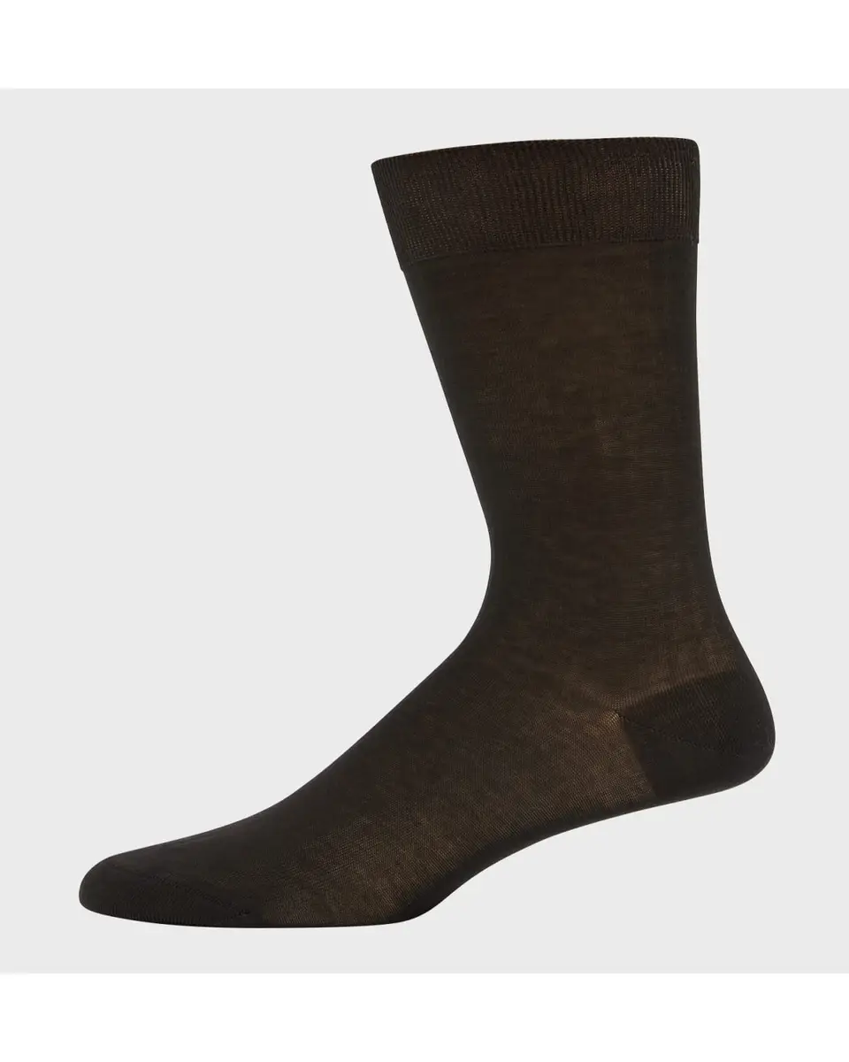 Bresciani Men's Knit Crew Socks | Thumbnail 3