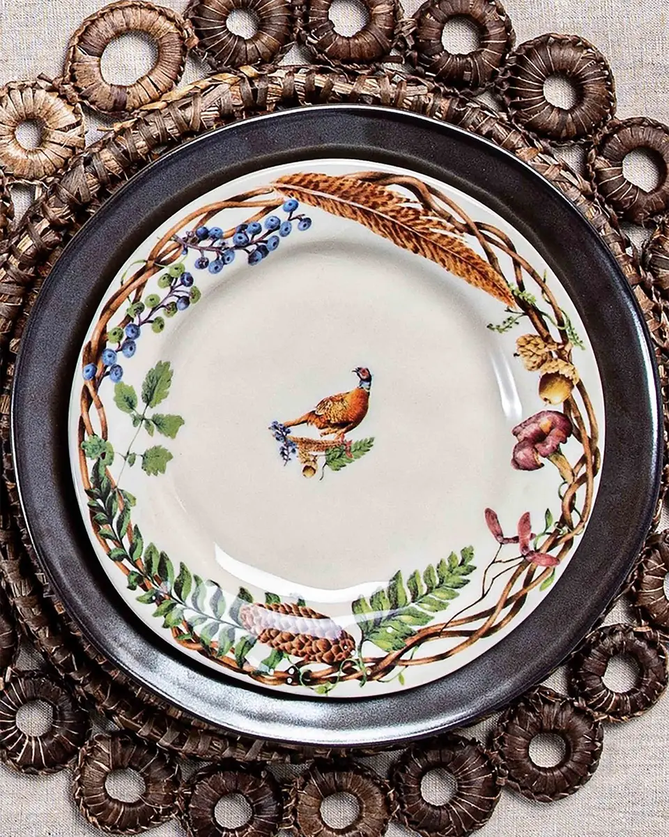 Juliska Forest Walk Cafe Au Lait Dessert/Salad Plates, Set of 4 | Thumbnail 8