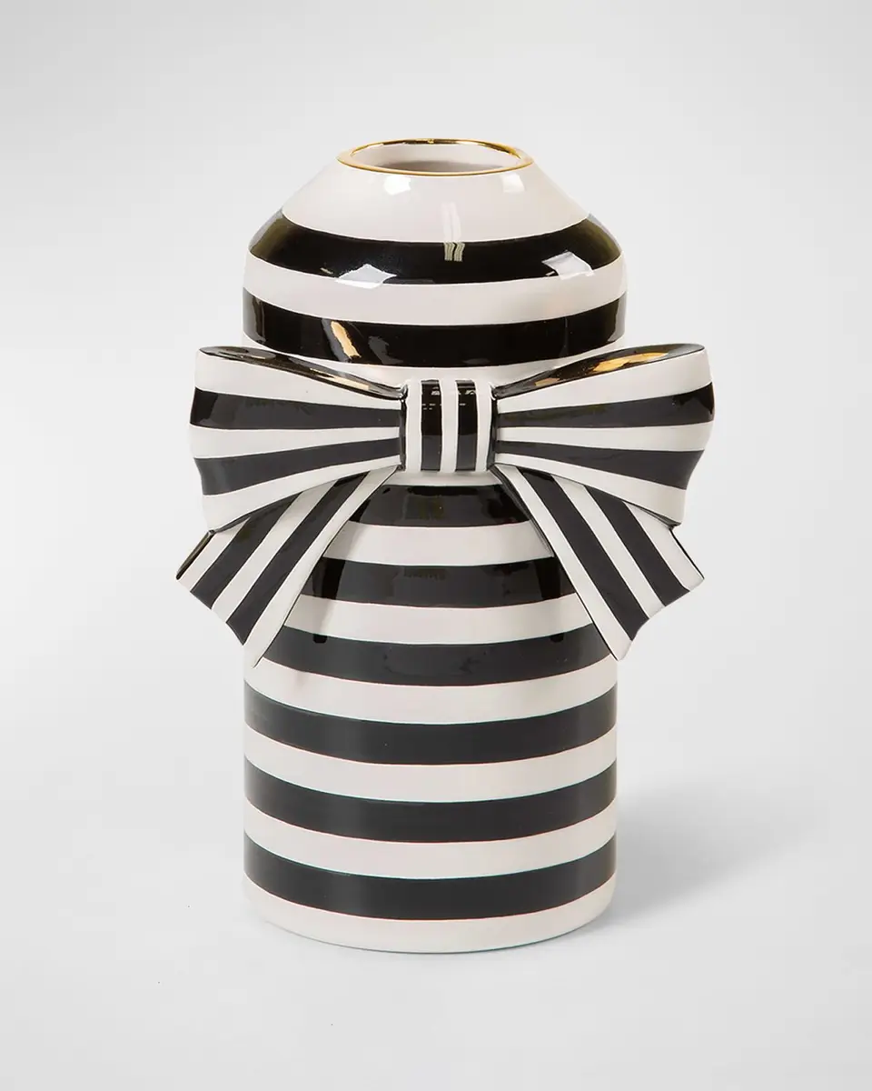 MacKenzie-Childs Courtly Bow Vase | Thumbnail 3
