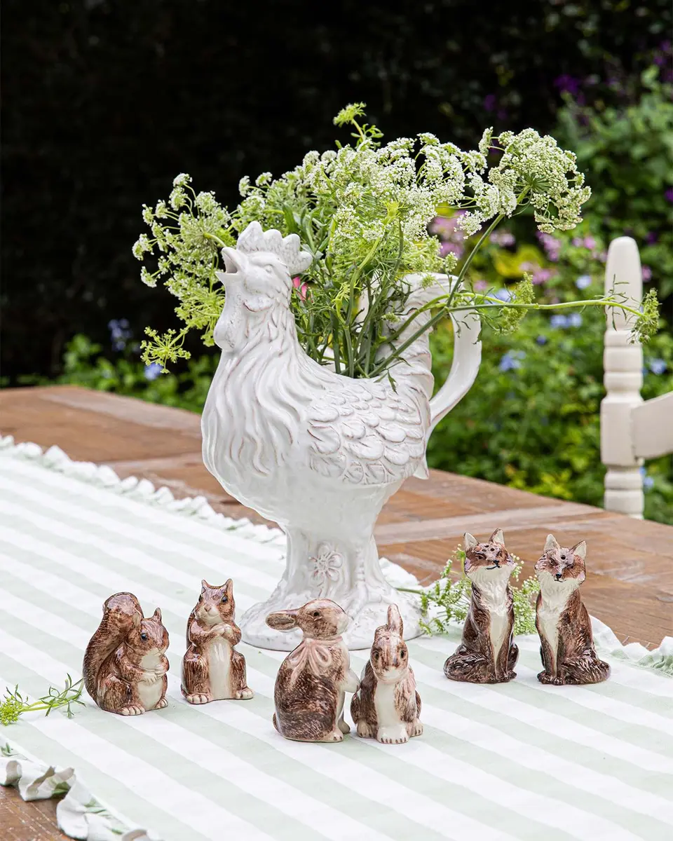 Juliska Clever Creatures Louis and Marie Fox Salt and Pepper Shakers | Thumbnail 5