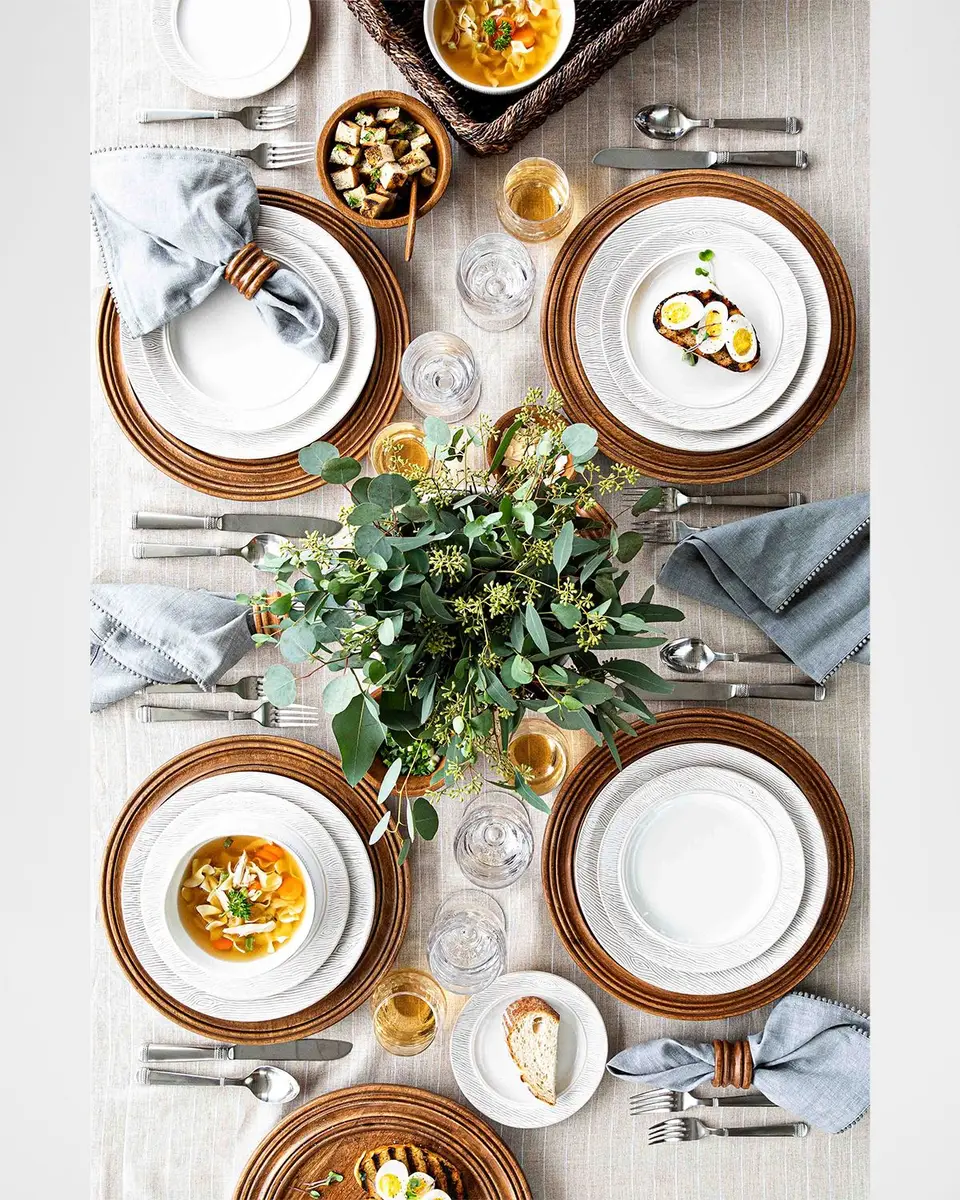 Juliska Blenheim Oak Whitewash Dessert/Salad Plate | Thumbnail 5 Juliska Blenheim Oak Whitewash Dessert/Salad Plate | Thumbnail 5