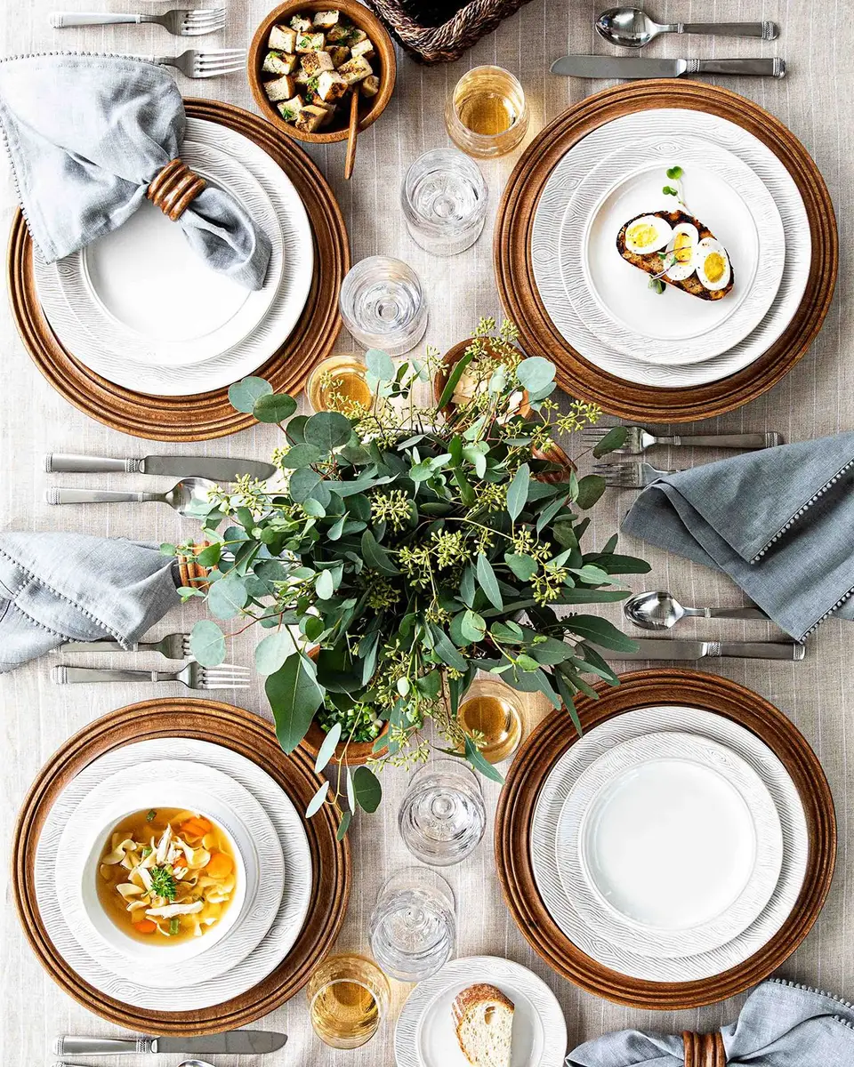 Juliska Blenheim Oak Whitewash Dinner Plate | Thumbnail 5