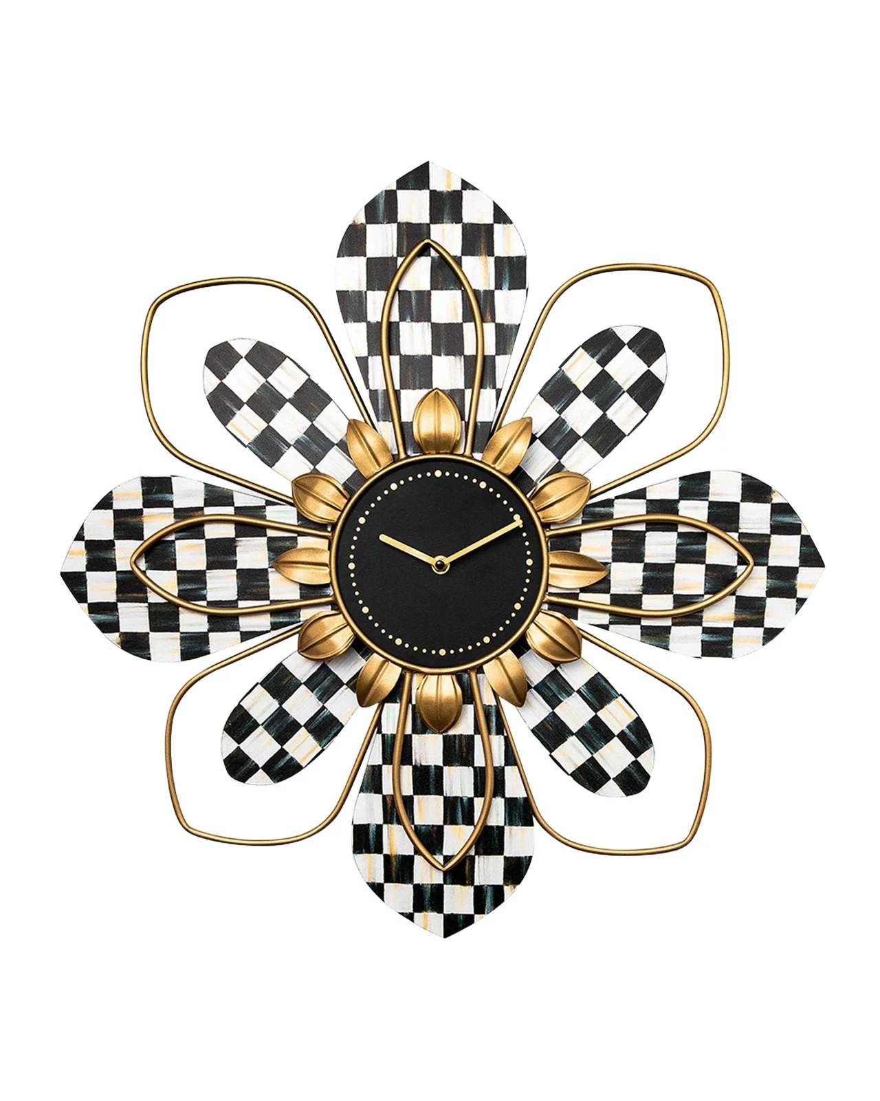 MacKenzie-Childs Blooming Wall Clock