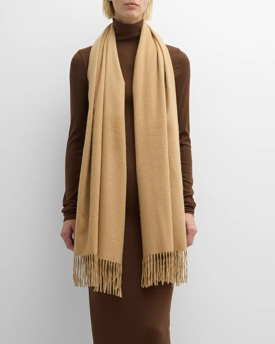 Sofia Cashmere Fringed Cashmere Evening Wrap | Thumbnail 3