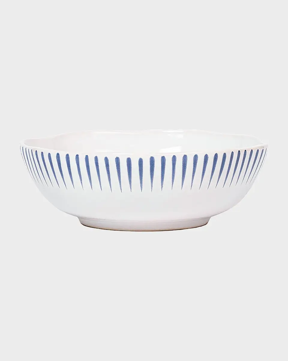 Juliska Sitio Stripe Delft Blue 4-Piece Place Setting | Thumbnail 6 Juliska Sitio Stripe Delft Blue 4-Piece Place Setting | Thumbnail 6