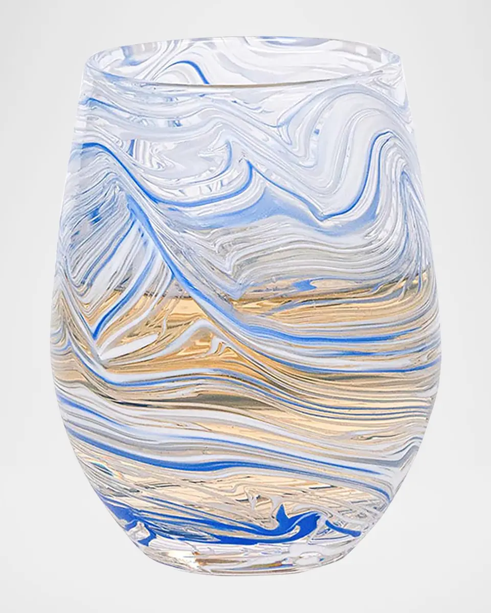 Juliska Puro Marbled Stemless Wine Glass, 15 oz. | Thumbnail 2 Juliska Puro Marbled Stemless Wine Glass, 15 oz. | Thumbnail 2