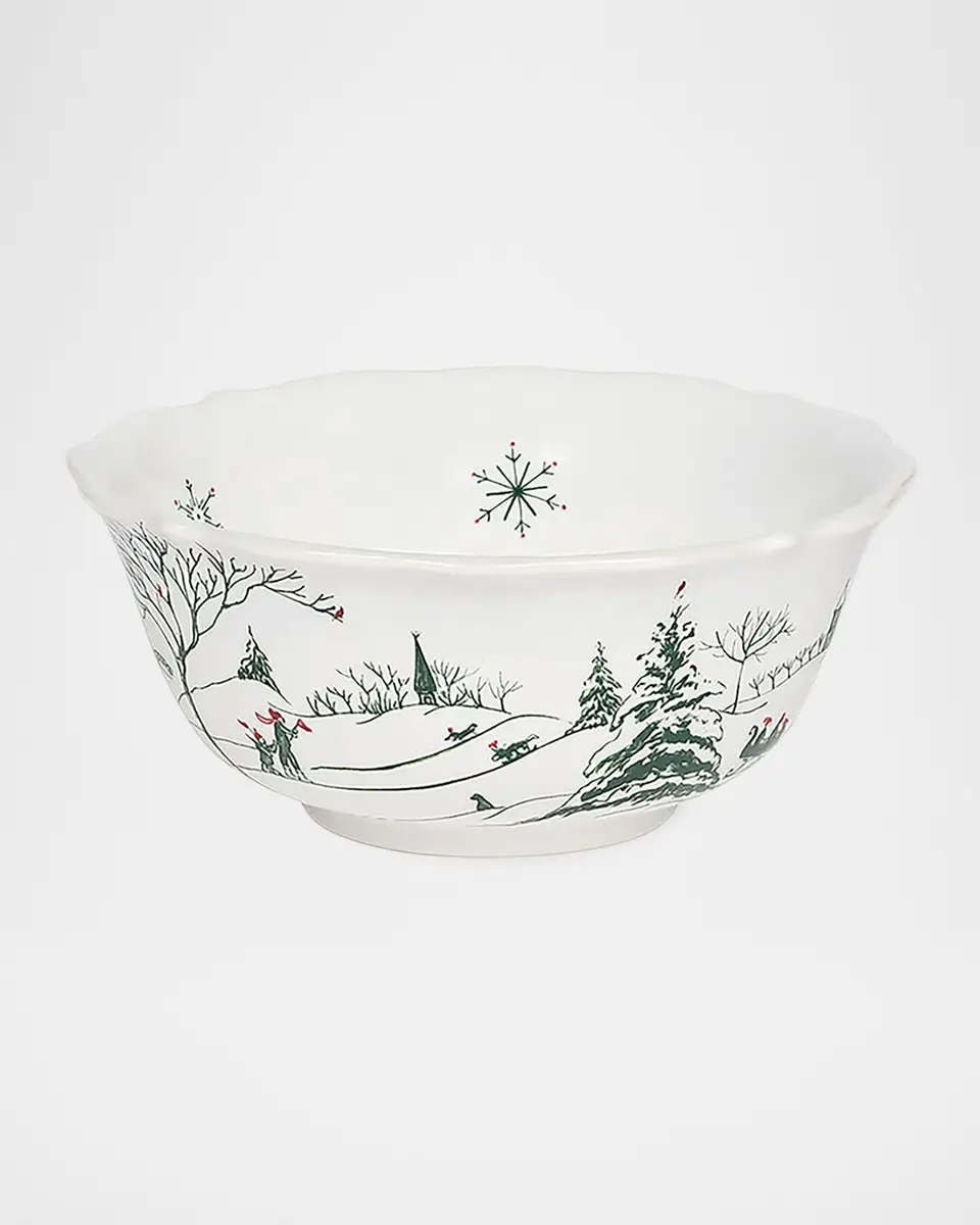 Juliska Country Estate Winter Frolic Cereal Bowl - Evergreen | Thumbnail 2 Juliska Country Estate Winter Frolic Cereal Bowl - Evergreen | Thumbnail 2