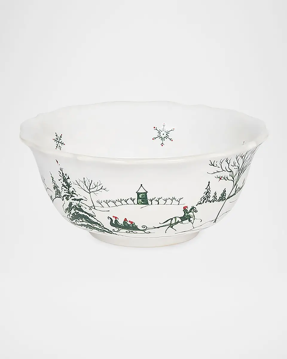 Juliska Country Estate Winter Frolic Cereal Bowl - Evergreen | Thumbnail 3 Juliska Country Estate Winter Frolic Cereal Bowl - Evergreen | Thumbnail 3