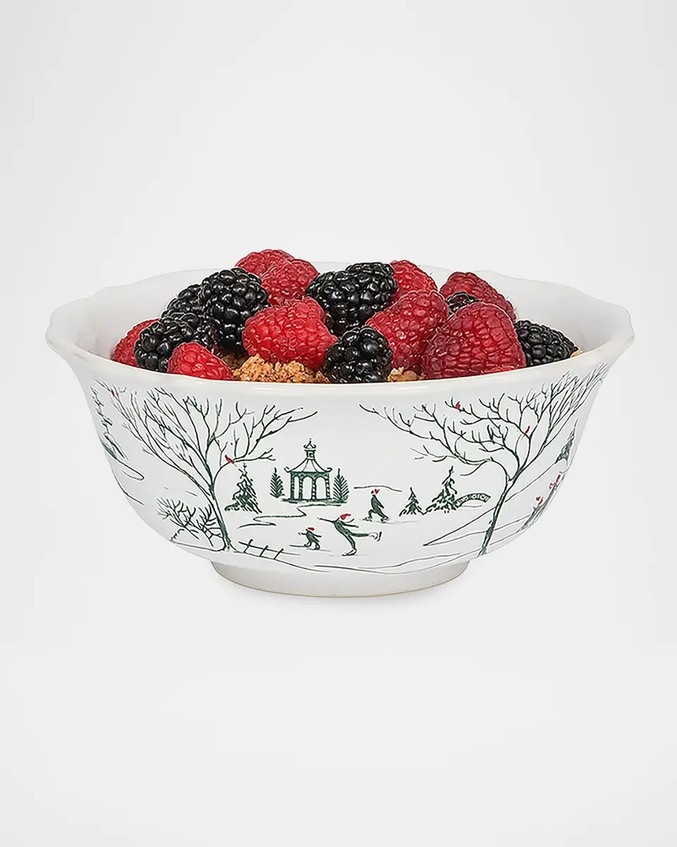 Juliska Country Estate Winter Frolic Cereal Bowl - Evergreen | Thumbnail 4 Juliska Country Estate Winter Frolic Cereal Bowl - Evergreen | Thumbnail 4