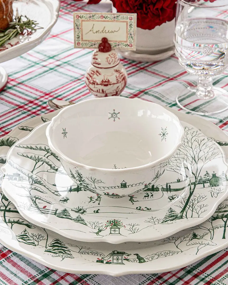 Juliska Country Estate Winter Frolic Cereal Bowl - Evergreen | Thumbnail 6 Juliska Country Estate Winter Frolic Cereal Bowl - Evergreen | Thumbnail 6
