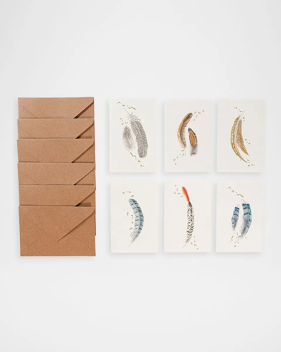 Juliska Forest Walk Note Card Assorted, Set of 6 | Thumbnail 3