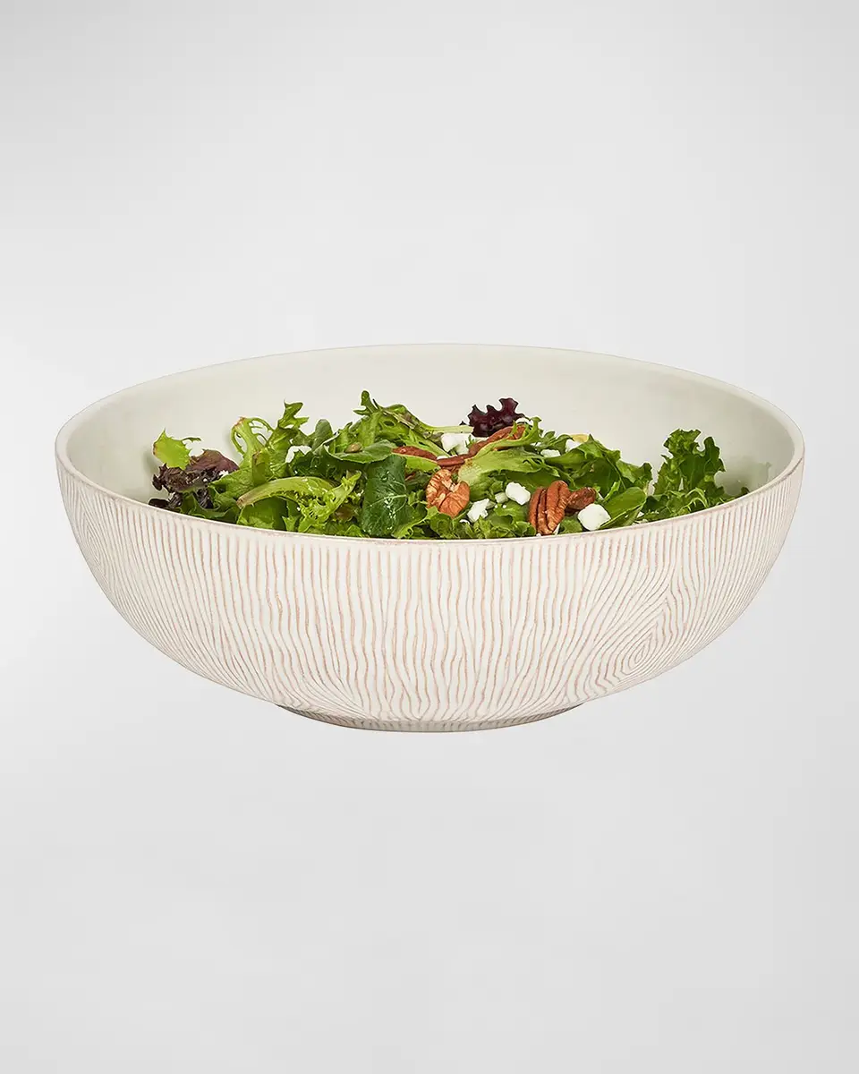 Juliska Blenheim Oak Whitewash 12" Serving Bowl | Thumbnail 2 Juliska Blenheim Oak Whitewash 12" Serving Bowl | Thumbnail 2