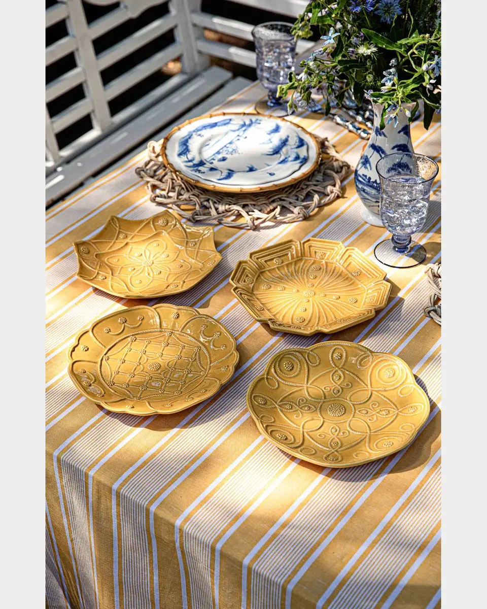 Juliska Jardins Du Monde Assorted Dessert/Salad Plates, Set of 4 | Thumbnail 7