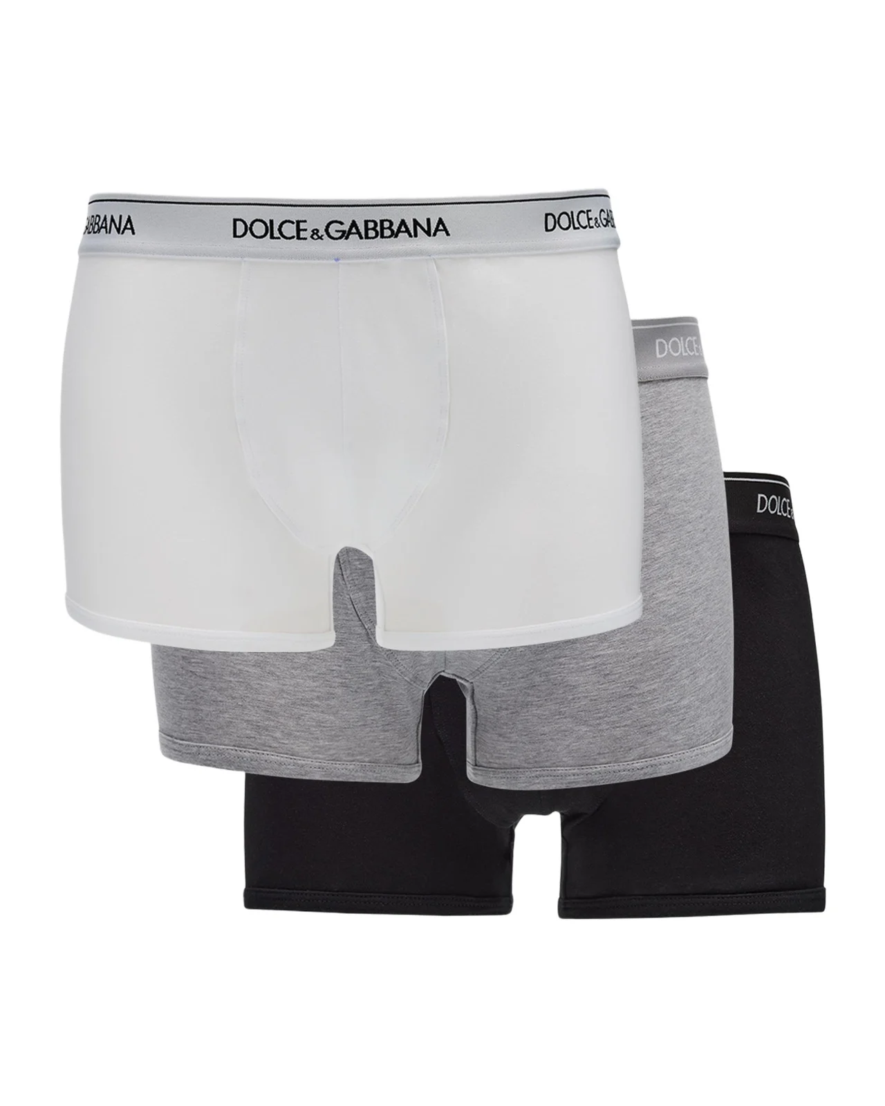 Dolce & Gabbana Men's Jersey Stretch 3-Pack Boxer Briefs