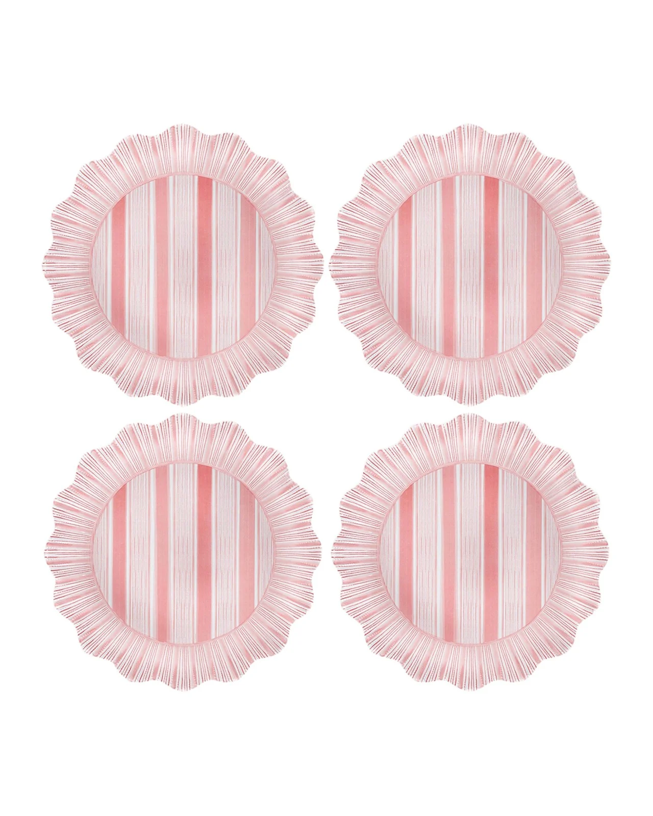 Juliska Cabana Stripe Melamine Dinner Plates