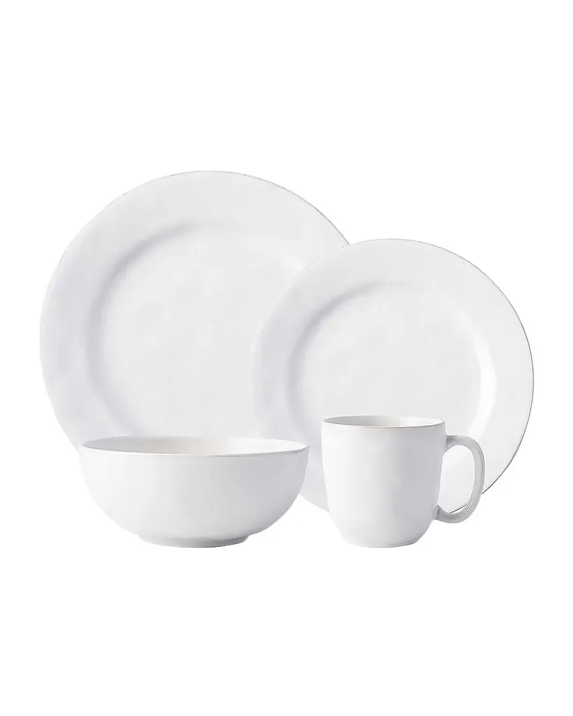 Juliska Puro Whitewash 4-Piece Place Setting